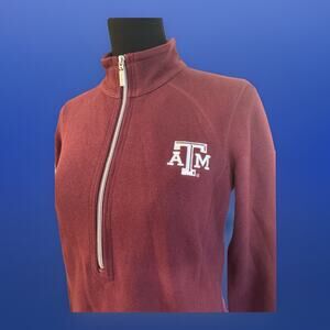 Texas A&M Tommy Bahama Half Zip Pullover Preppy NWT
